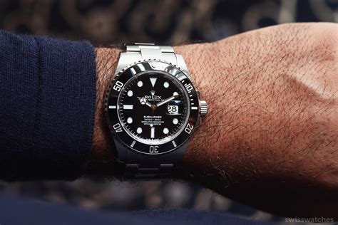 rolex submariner date wrist shot|Rolex Submariner 41mm lug to.